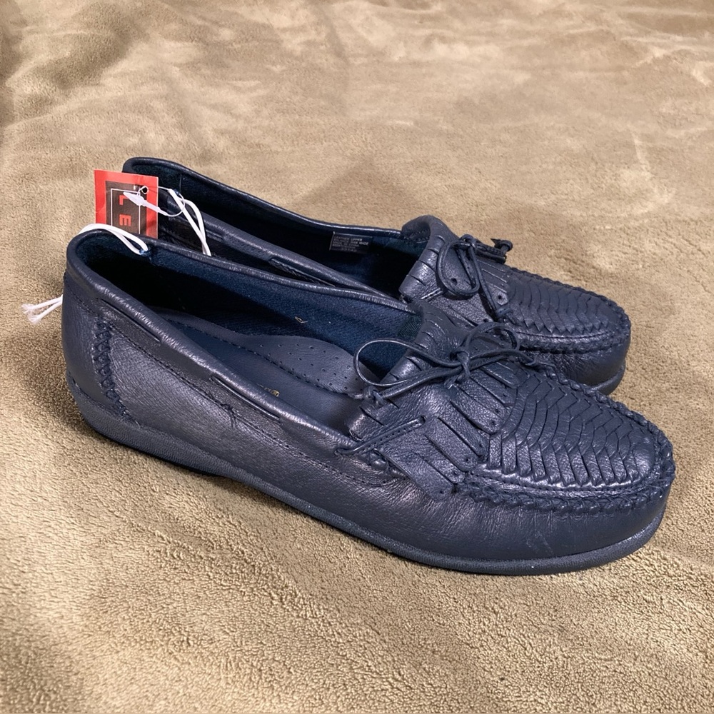 NIB Vintage Walkables Comfort Collection Leather Loafers Size 8.5W